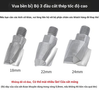 Cửa Gỗ Mở Lỗ Cửa Khung Cửa Mở Lỗ Khóa Thép Lỗ Mở Thép Tốc Độ Cao Mũi Khoan Phụ Kiện Daquan 16,5-24mm