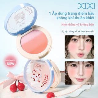 XIXI Gradient Blush Silky Smooth Powder Powder Độ bão hòa thấp Tự nhiên Buildable Cheek Tint Trang điểm hàng ngày Hoàn thiện NO.D929