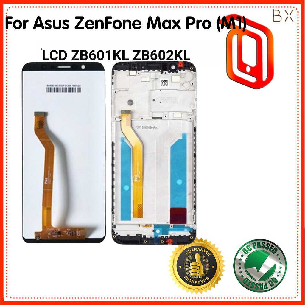 Màn Hình LCD Chính Hãng Cho Asus ZenFone Max Pro M1 ZB601KL ZB602KL Màn Hình Hiển Thị LCD Bảng Điều Khiển Màn Hình Cảm Ứng Bộ Số Hóa Hội Có Khung
