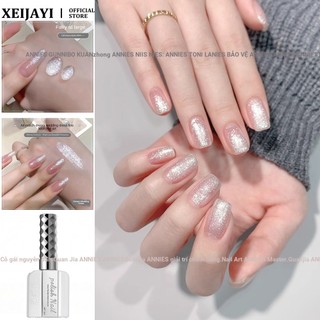 ANNIES Dòng gel móng tay lấp lánh mịn 16ml, siêu lấp lánh, kim cương, sequin, keo trị liệu nghệ thuật móng tay cho tiệm
