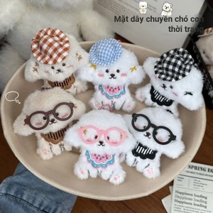 Mặt dây chuyền hình nón kính dễ thương cho chó con