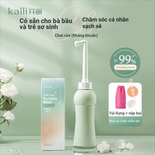 Chai rửa kháng khuẩn Kaili dành cho phụ nữ mang thai và sau sinh, chai rửa đáy chậu hậu môn bên ngoài dành cho phụ nữ sau sinh, mông rửa cho bé