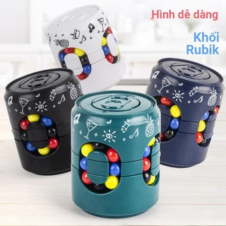 Độc Quyền Cung Cấp Mới Magic Bean Kéo Có Thể Rubik Đầu Ngón Tay Đầu Ngón Tay Quay Top Trẻ Em Magic Bean Rubi