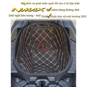Đệm bảo vệ hộp đựng đồ chống nước chống sốc lót trong thùng ghế cải tiến 25 năm mới cho Yamaha NMAX155