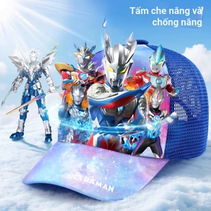 Bé Trai Mũ Ultraman Trẻ Em Bé Trai 2025 Phong Cách Mới Chống Nắng Mũ Bóng Chày Đạt Đỉnh Mũ Che Nắng Nam Mùa Hè