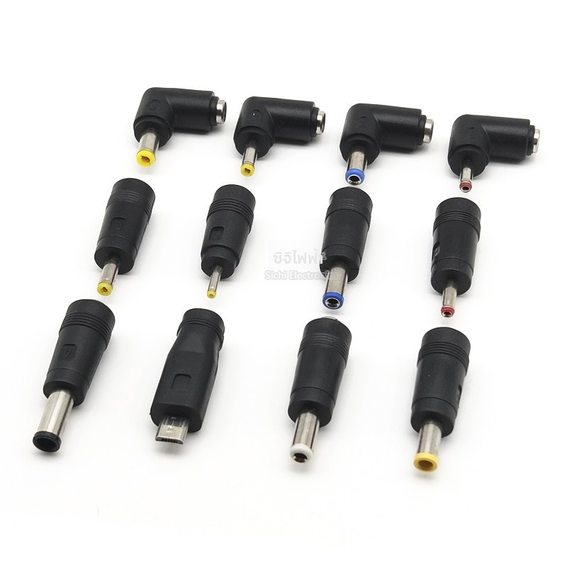 Bộ chuyển đổi phích cắm nguồn DC 5.5 * 2.1 / 2.5 / 1.35mm Bộ chuyển đổi máy tính xách tay nữ sang nam