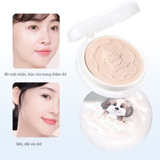 Novo Ép Bột Tự Nhiên Mờ Mặt Kiểm Soát Dầu Lâu Dài Chống Thấm Nước Thiết Lập Bột Trang Điểm 6293