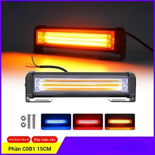 Xe COB Cảnh Báo Mái Đèn 16cm Nhấp Nháy Ánh Sáng Lưới Siêu Sáng Ánh Sáng Nhấp Nháy