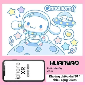 Miếng dán hoạt hình Kuromi phi hành gia trang trí xe điện/xe máy, che xước, hình mèo dễ thương
