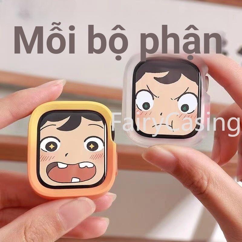 2024 Mới Ốp Lưng Silicon Mềm S11 Dành Cho Apple Watch 9 8 7 6 SE 5 Sport Chống Rơi Dành Cho iwatch 49mm 41mm 40mm 44mm 45mm Phụ Kiện Vỏ Bảo Vệ