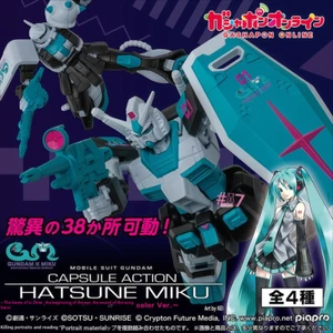 Số BANDAI Nhật Bản 2 Hatsune Miku x Gundam Đồng Thương Hiệu Viên Đồ Chơi Yuanzu Zhanu Di Chuyển Mô Hình FJ3