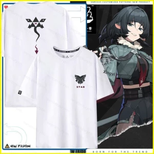 Gn Zenless Zone Zero Jane Doe Cosplay vải 3D mùa hè Áo thun Anime tay ngắn hàng đầu NG