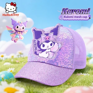🏆 Sanrio Official Mũ Chống Nắng Kuromi Cho Bé Gái Chính Hãng Có Giấy Ủy Quyền Mũ Vành Lớn Che Nắng Toàn Diện Kho Ngày