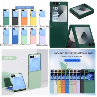 Vỏ siêu mỏng samsung galaxy z flip 7 z flip 6 z flip 5 z flip 4 Ốp cứng thân thiện với da