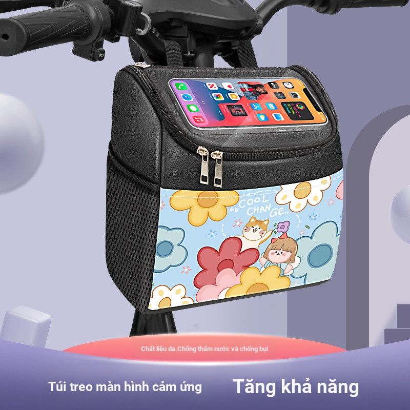 Túi treo phía trước chống nước cho xe điện, túi ắc quy, túi sạc