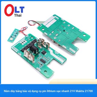 Bms Makita 21700 Bảng Bảo Vệ Năm Dây 21V Máy Mài Góc Công Suất Cao Búa Điện Bảng Mạch Nhanh