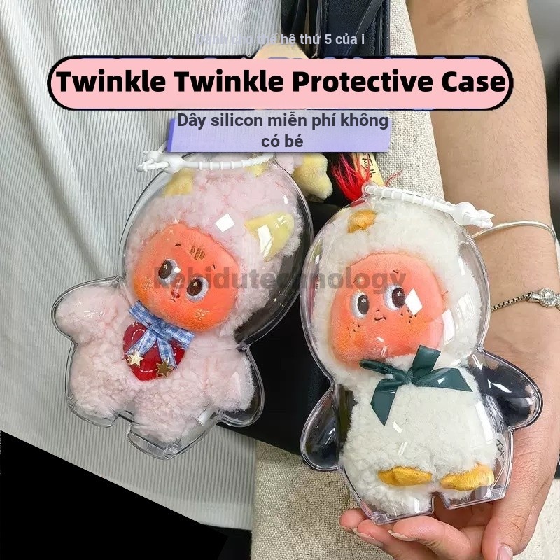 2 Chiếc HD Trong Suốt Dành Cho Twinkle Twinkle Nhiều Series Búp Bê Sang Trọng Chống Bụi Vỏ Bảo Vệ Acrylic Hộp Bảo Quản Phụ Kiện Mặt Dây Chuyền Búp Bê (KHÔNG CÓ DELL)