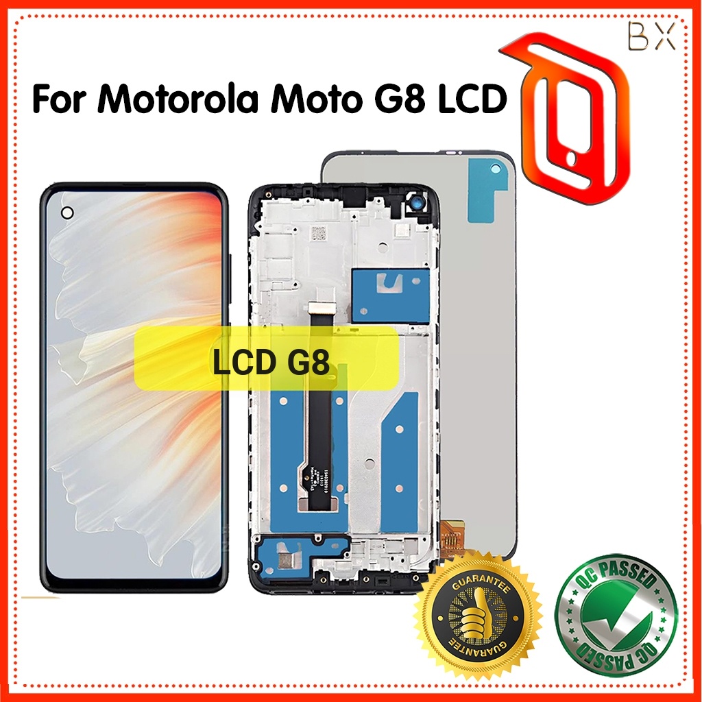 Dành Cho Motorola Moto G8 Màn Hình LCD Màn Hình Cảm Ứng Số Hóa Hội Thay Thế XT2045-1 LCD Cho Moto G8 Màn Hình