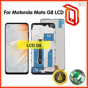 Dành Cho Motorola Moto G8 Màn Hình LCD Màn Hình Cảm Ứng Số Hóa Hội Thay Thế XT2045-1 LCD Cho Moto G8 Màn Hình