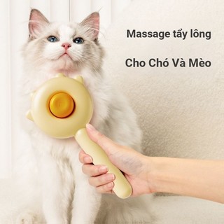 Lược chải lông cho chó mèo, loại bỏ lông nổi, massage, thiết bị chăm sóc thú cưng