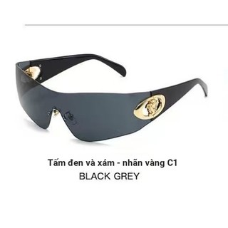 Kính râm mới kính râm toàn thân du lịch ngoài trời kính râm đường phố nhà thiết kế Ý UV400 9070
