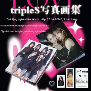 Bán Sản Phẩm Mới tripleS Kết Hợp Hàng Hóa Album Ảnh Tùy Chỉnh Ảnh Người Nổi Tiếng Chữ Ký Đánh Dấu Trang lomo Thẻ Chất Lượng Cao