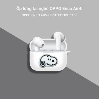 Ốp lưng silicon hoạt hình cho Oppo Enco Buds 3 Pro, chống sốc, có móc, túi bảo quản, dễ thương