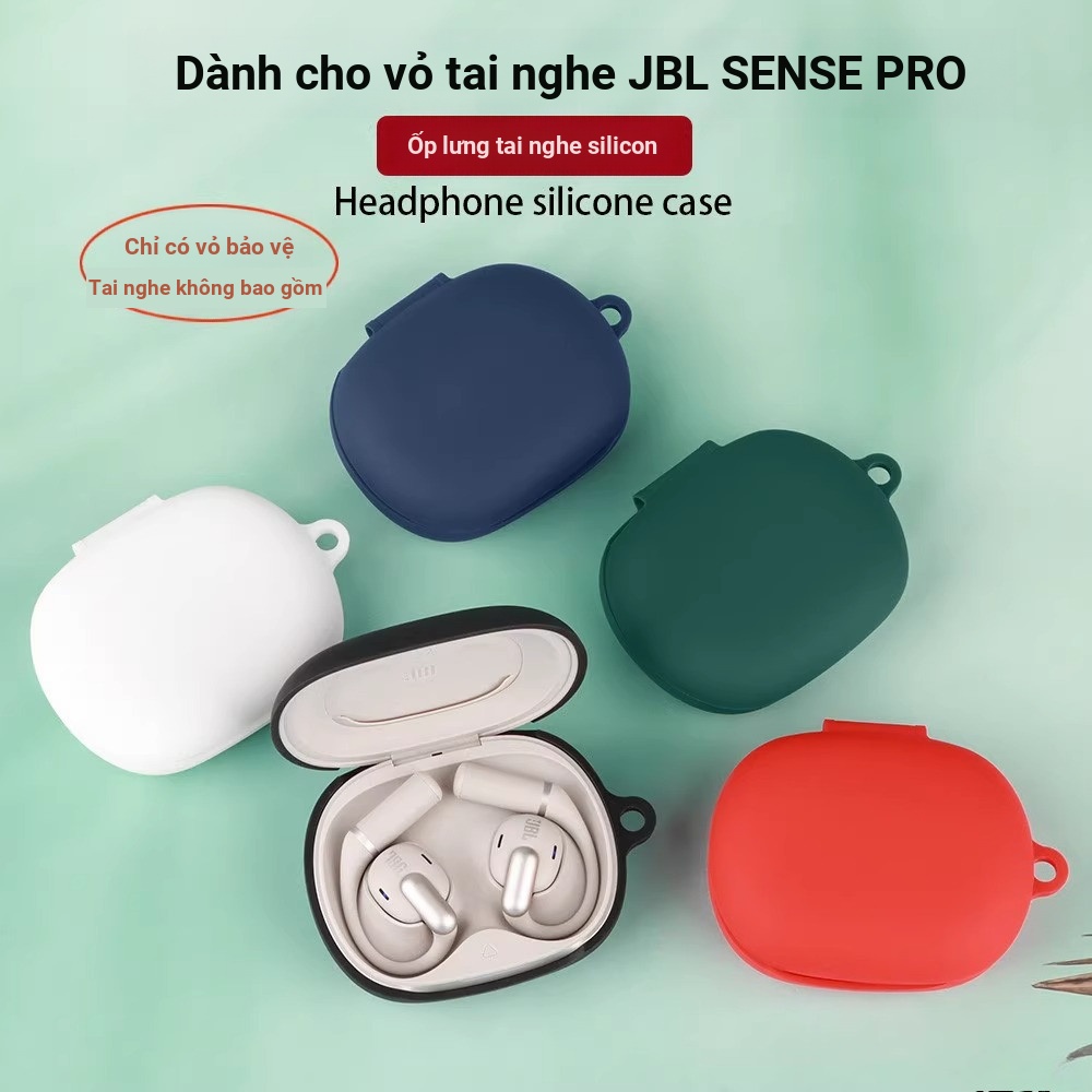 Dành Cho JBL SENSE PRO Vỏ tai nghe silicon mềm chống sốc có móc
