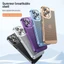 Ốp Điện Thoại Tản Nhiệt Mạ Điện Chống Rơi Với Miếng Dán Ống Kính Cho iPhone 7 8 14 Plus X XS XR 11 12 13 14 Pro Max