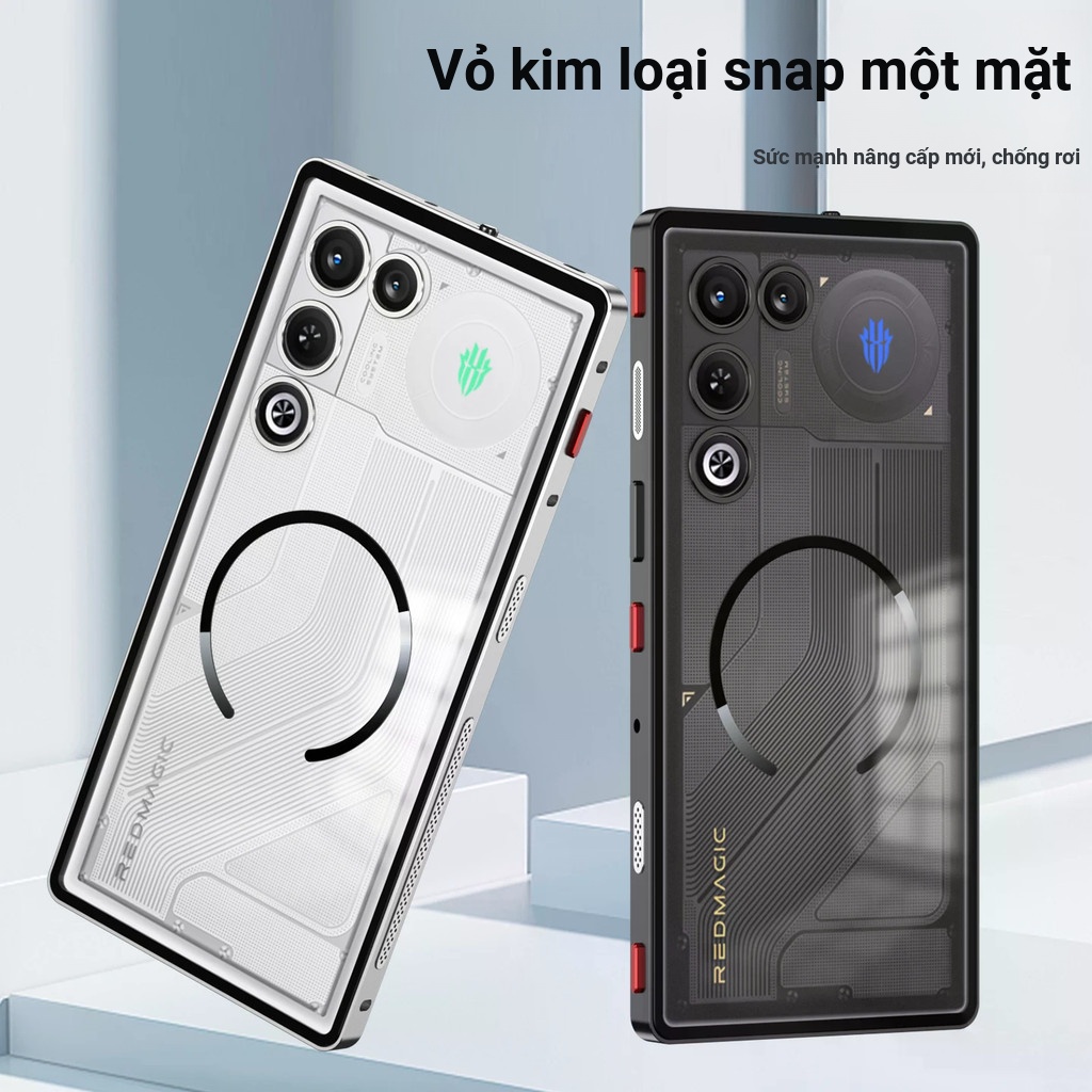Ốp Điện Thoại Sạc Không Dây Từ Tính Sang Trọng Cho Nubia Redmagic 11 Air Red Magic 11 Air Metal Ốp Lưng