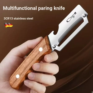 Dao gọt tiện dụng inox chuyên dụng nhà bếp, dùng cho dứa, măng tây, dưa, kèm planer BG2X