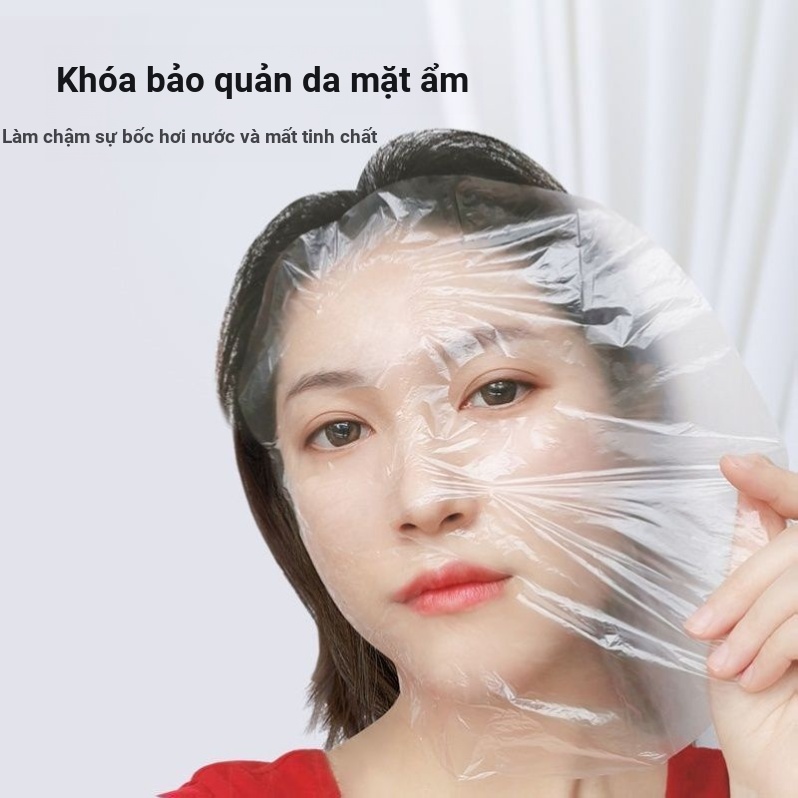 Bộ 100 Mặt Nạ Giấy Dạng Nén Trong Suốt Dùng Một Lần Tiện Dụng Cho Spa