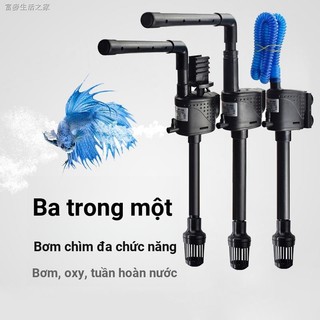 Máy Bơm Nước Hesbo Bể Cá Ba Trong Một Oxy Bơm Chìm Siêu Trơn Lưu Thông Trên Đa Năng Bộ Lọc Máy Bơm Nước Nhỏ