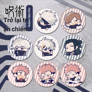 Anime Jujutsu Kaisen Gojo Satoru Geto Suguru Dễ Thương Manga Chân Trâm Cài Cosplay Chân Phụ Kiện Thời Trang Huy Hiệu Bộ Sưu Tập