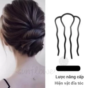 Dụng cụ làm tóc lược bốn răng Dụng cụ tiện dụng đầu bóng