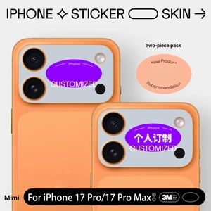 Phim dán camera tùy chỉnh được cá nhân hóa / Phim dán mặt sau cho iPhone 17 Pro / 17 Pro Max / Micro Matte 3M Keo dán bảo vệ camera