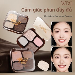 Bảng Phấn Bắt Sáng & Tạo Khối 4 Màu XIXI - Lên Màu Tự Nhiên Chuẩn, Kết Hợp Lì & Nhũ, Tạo Hiệu Ứng 3D Tôn Sáng & Đổ Bóng Cho Gương Mặt D774