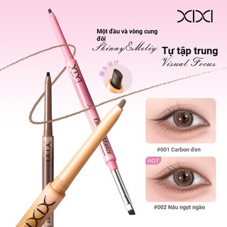 Bút Kẻ Mắt Gel Kèm Cọ XIXI - Lì Mượt Lên Màu Đậm, Chống Nước & Mồ Hôi, Lâu Trôi & Không Lem, Trang Điểm Mắt Hàng Ngày D912