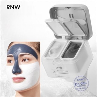 Rnw Mặt Nạ Bùn Hai Màu Làm Sạch Lỗ Chân Lông Dưỡng Ẩm Loại Bỏ Mụn Đầu Đen Cho Nam Và Nữ