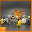 Ready Stock TOMY Pokémon Trainer Xiaozhi Dandi Bamboo Orchid Dawu Master Eight Character Figure Collection