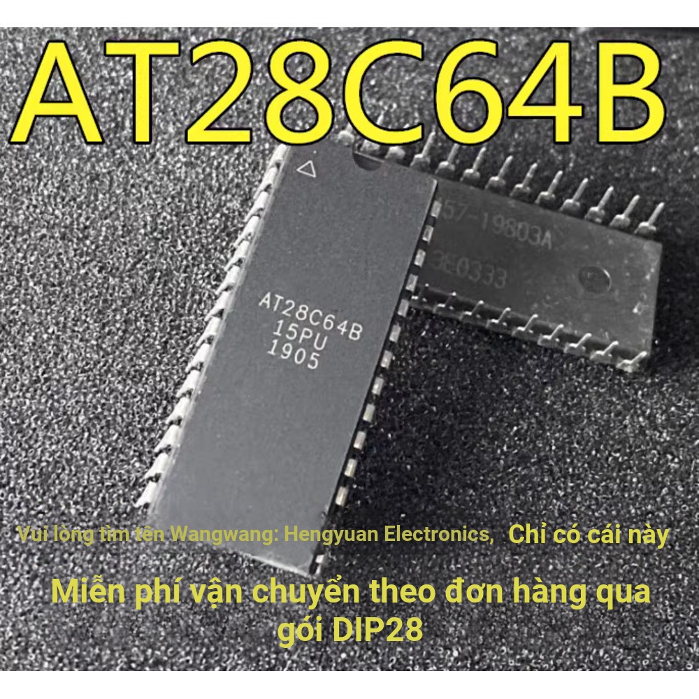 1 Cái AT28C64B-15PU AT28C64B AT28C64B-15PI AT28C64B-15PC DIP-28