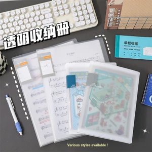 Enwei A4 A5 Phong Cảnh Dán Chất Kết Dính Tập Tin Văn Phòng Phẩm Lưu Trữ Album Thẻ Vé Bưu Thiếp Tay Bộ Sưu Tập Sách Trong Suốt 20 / 40 Chiếc