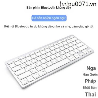 Bàn Phím bluetooth Không Dây Cho Máy Tính / Laptop / Điện Thoại / Máy Tính Bảng / Máy Tính Để Bàn Sách Ngôn Ngữ Tiếng Nga / Hàn Quốc / Nhật Bản / Nga / Nga / Hàn