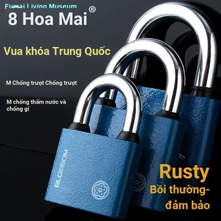 Plum blossom Ổ Khóa Cửa Lõi Đồng Nguyên Chất Chống Thấm Nước Chống Trộm mini Chống Rỉ Sét Cho Phòng Ký Túc Xá Sinh Viên