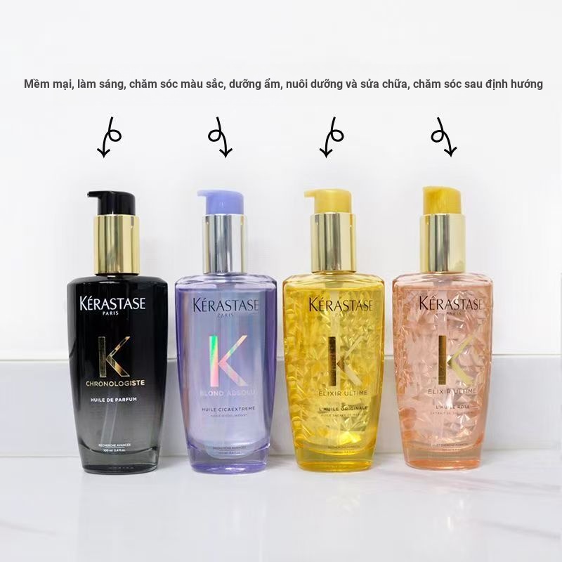 Dầu dưỡng tóc cổ điển làm sáng nguyên chất 100ml mịn màng và mịn màng