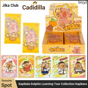 Jikashe Kapibara Phiên Bản Cao Cấp Bộ Sưu Tập Thẻ Cá Heo Hành Trình 2 Hoạt Hình Dễ Thương Thẻ Nhỏ Trẻ Em