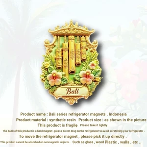 Nhãn dán từ tính chuông gió Bali Indonesia