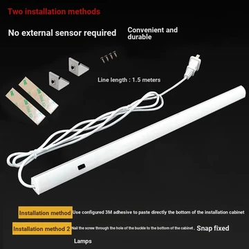 Đèn Led Cảm Biến Góc Phải 110V Không Có Biến Áp Cắm Vào Chơi Quét Tay Cảm Biến Cơ Thể Con Người Đèn Tủ Quần Áo Đèn Giày Rượu Đèn Cảm Biến Cầu Thang Ánh Sáng