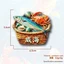 Nhãn dán từ tính hải sản trong giỏ biển Shandongway