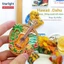 Nhãn dán từ tính đàn Guitar Hawaii Wahu Island